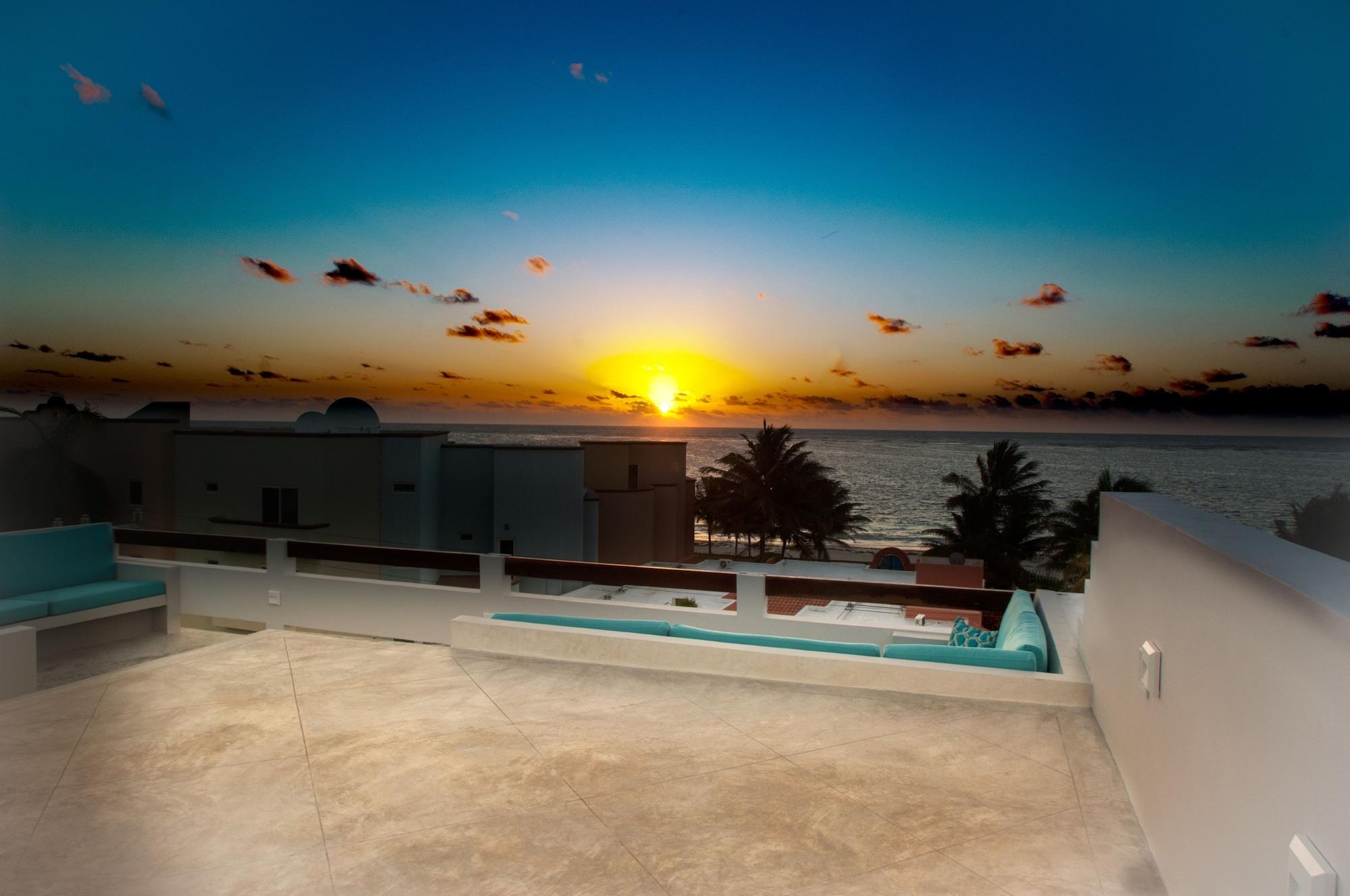 Casa Agua Azul Villa Puerto Morelos Buitenkant foto