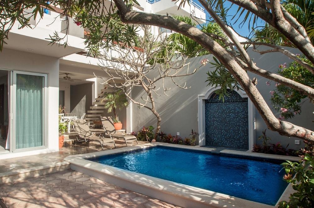 Casa Agua Azul Villa Puerto Morelos Buitenkant foto